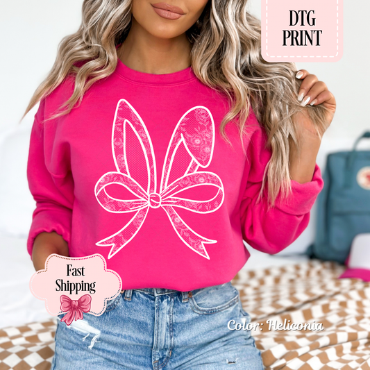 Lace Bunny Ears (White)