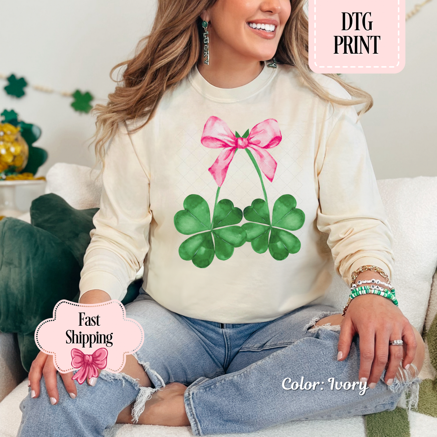 Lucky Coquette Clovers