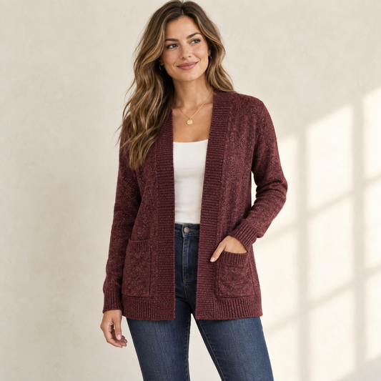 The Everyday Melange Pocket Cardigan