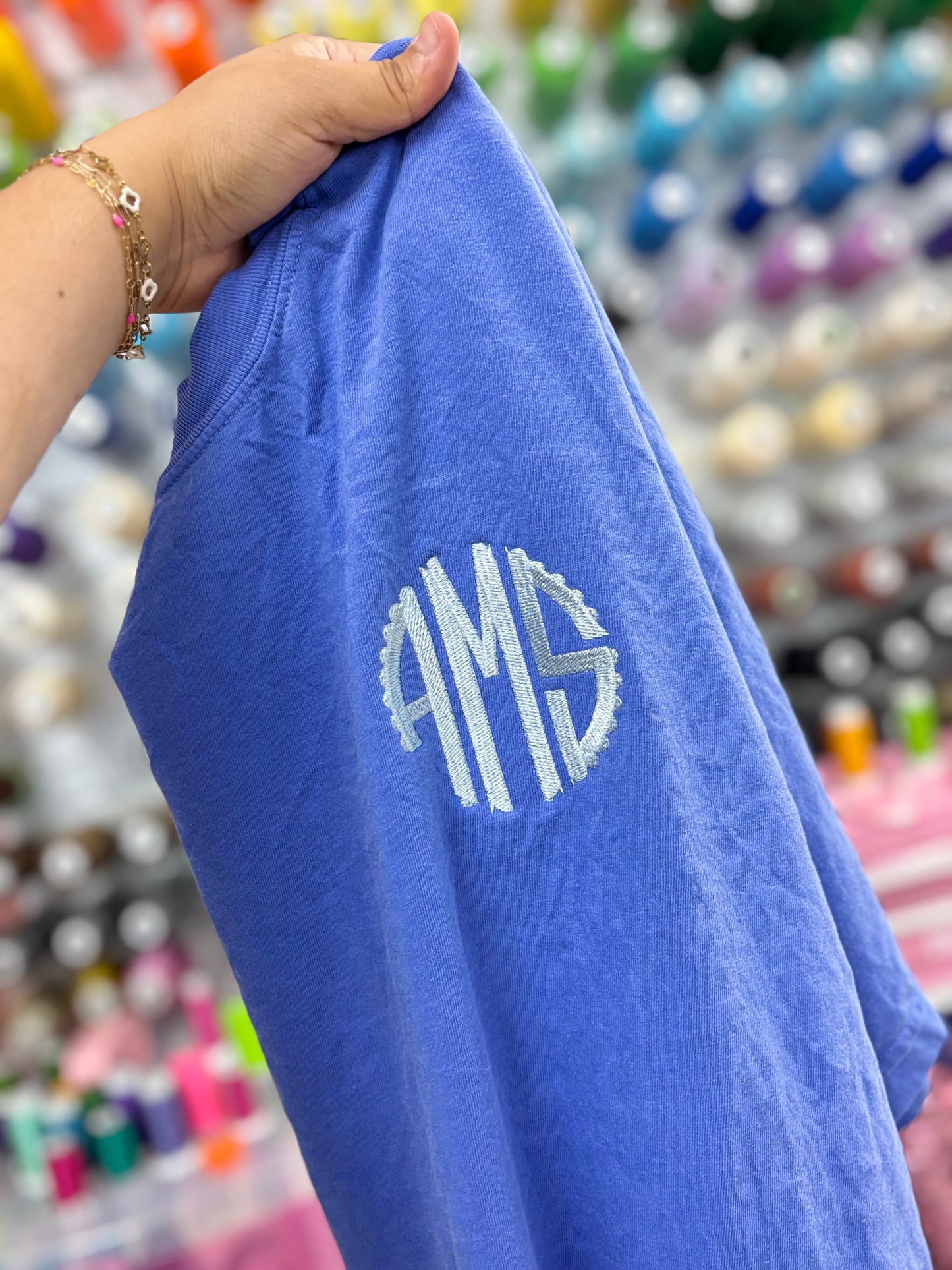 Custom Comfort Colors Embroidered Tee ✨