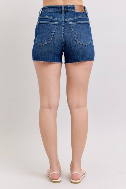 Judy Blue Cross My Waist Jean Shorts