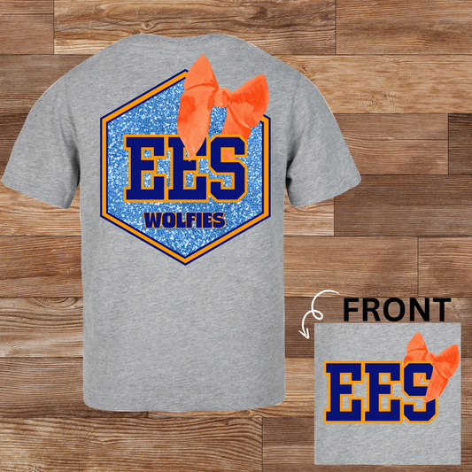 EES Wolfies Glitter Bow