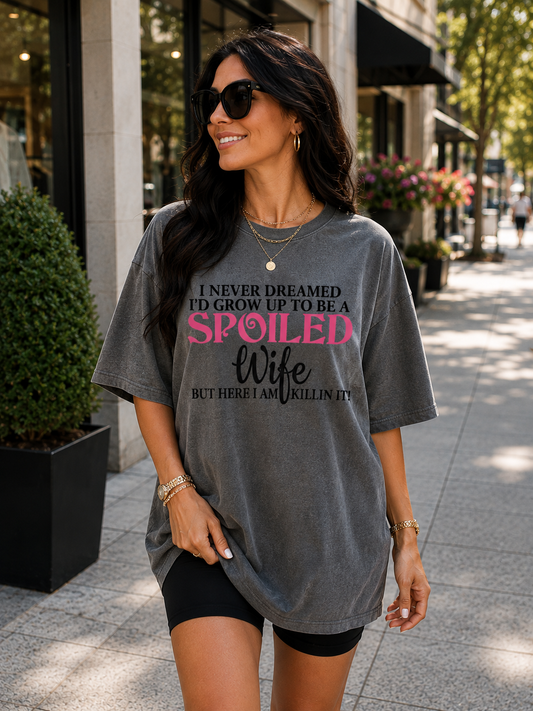 Spoiled Wife - Neon Pink - CC