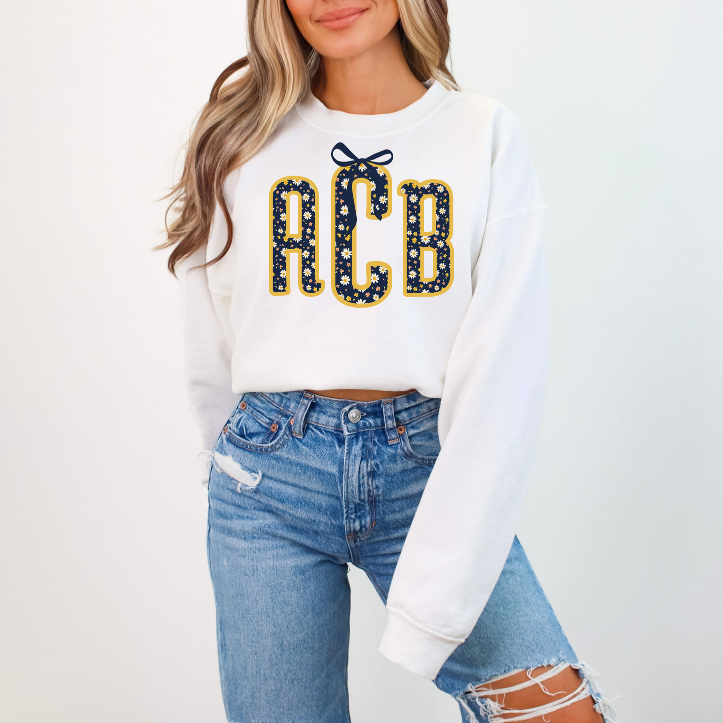 Ditsy Floral Monogram