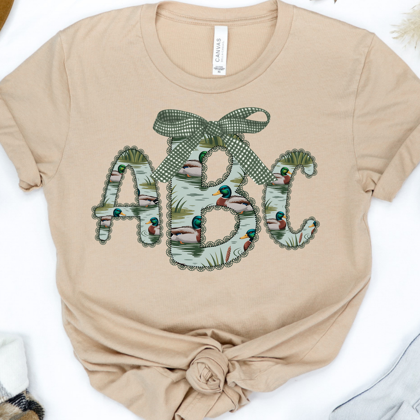 Preppy Lace Mallard Monogram