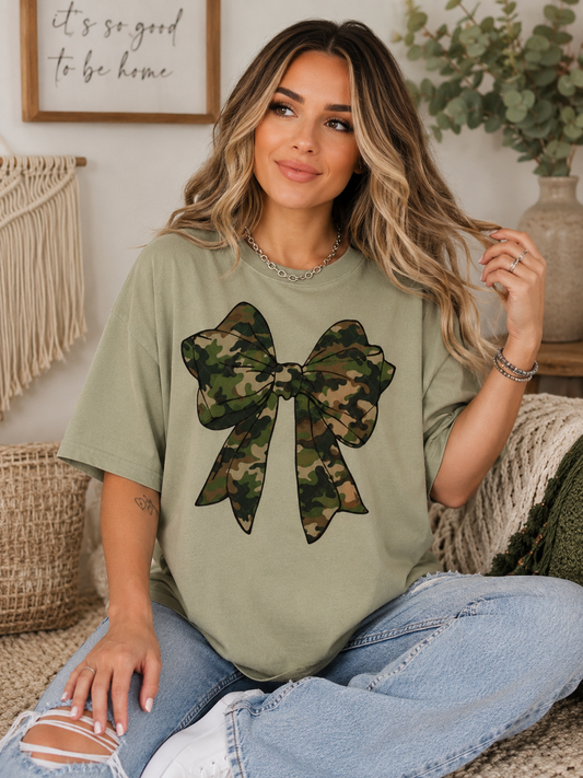Large Camo Bow