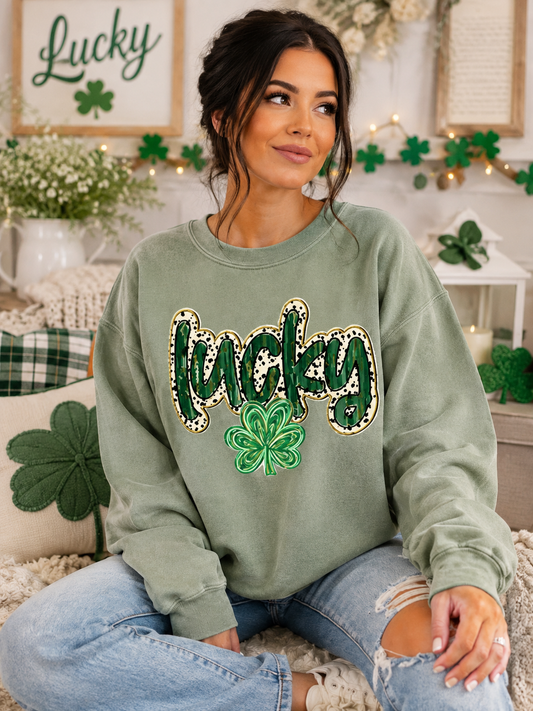 Glitter Lucky Shamrock