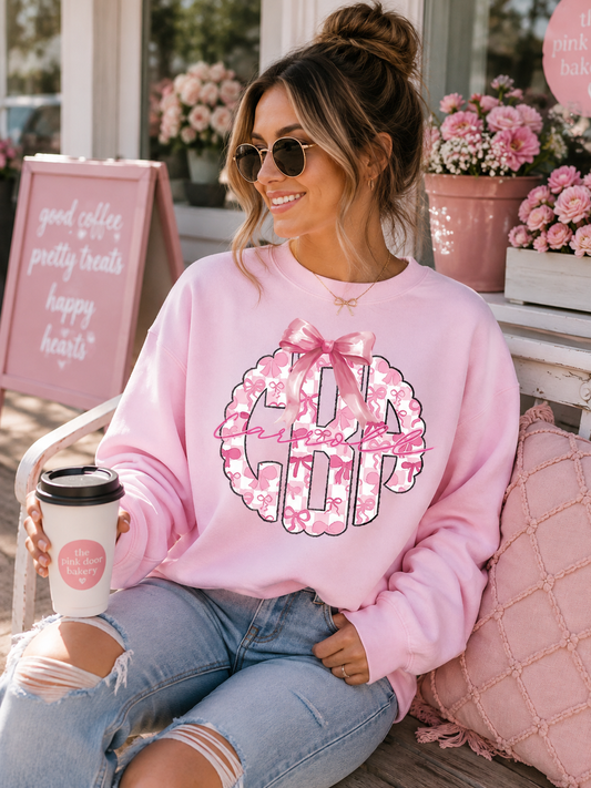 Preppy Coquette Monogram
