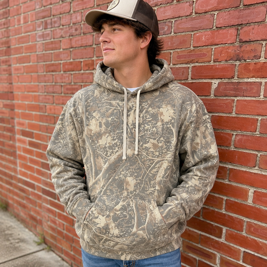 Camo Pullover Hoodie | Unisex Hunting Camouflage Sweatshirt