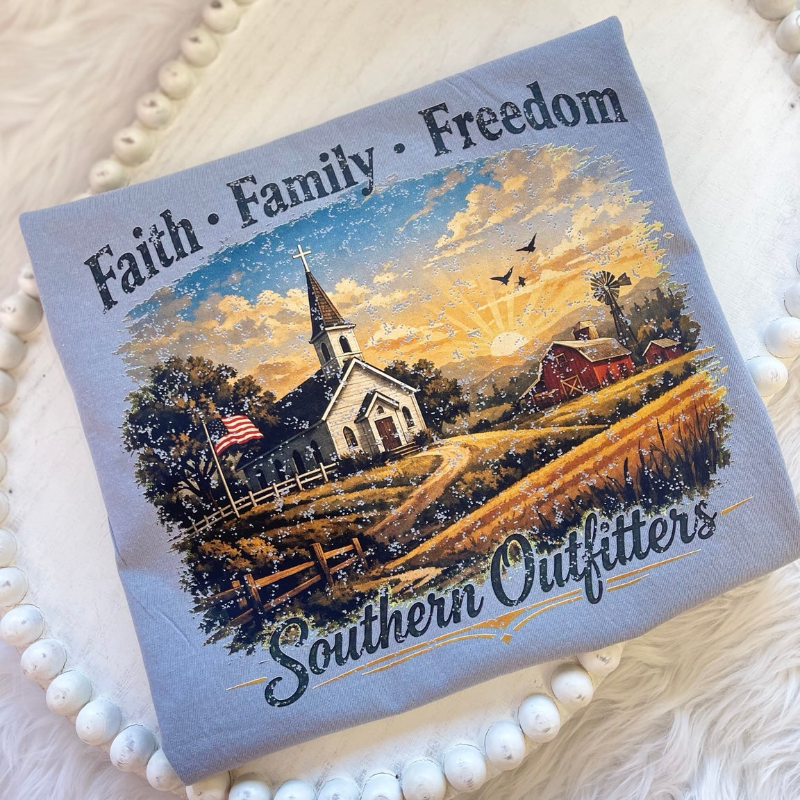 Faith Family Freedom Comfort Colors Tee | Southern Outfitters