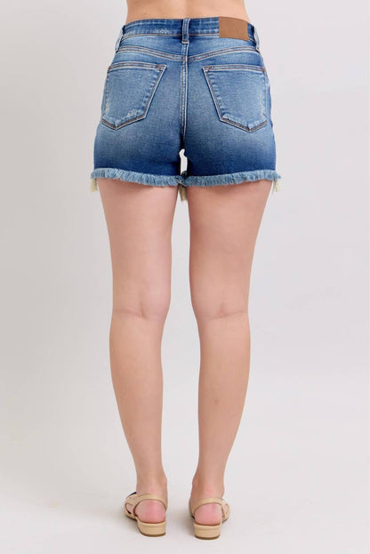 2 Button Dad Shorts w/ Destroy