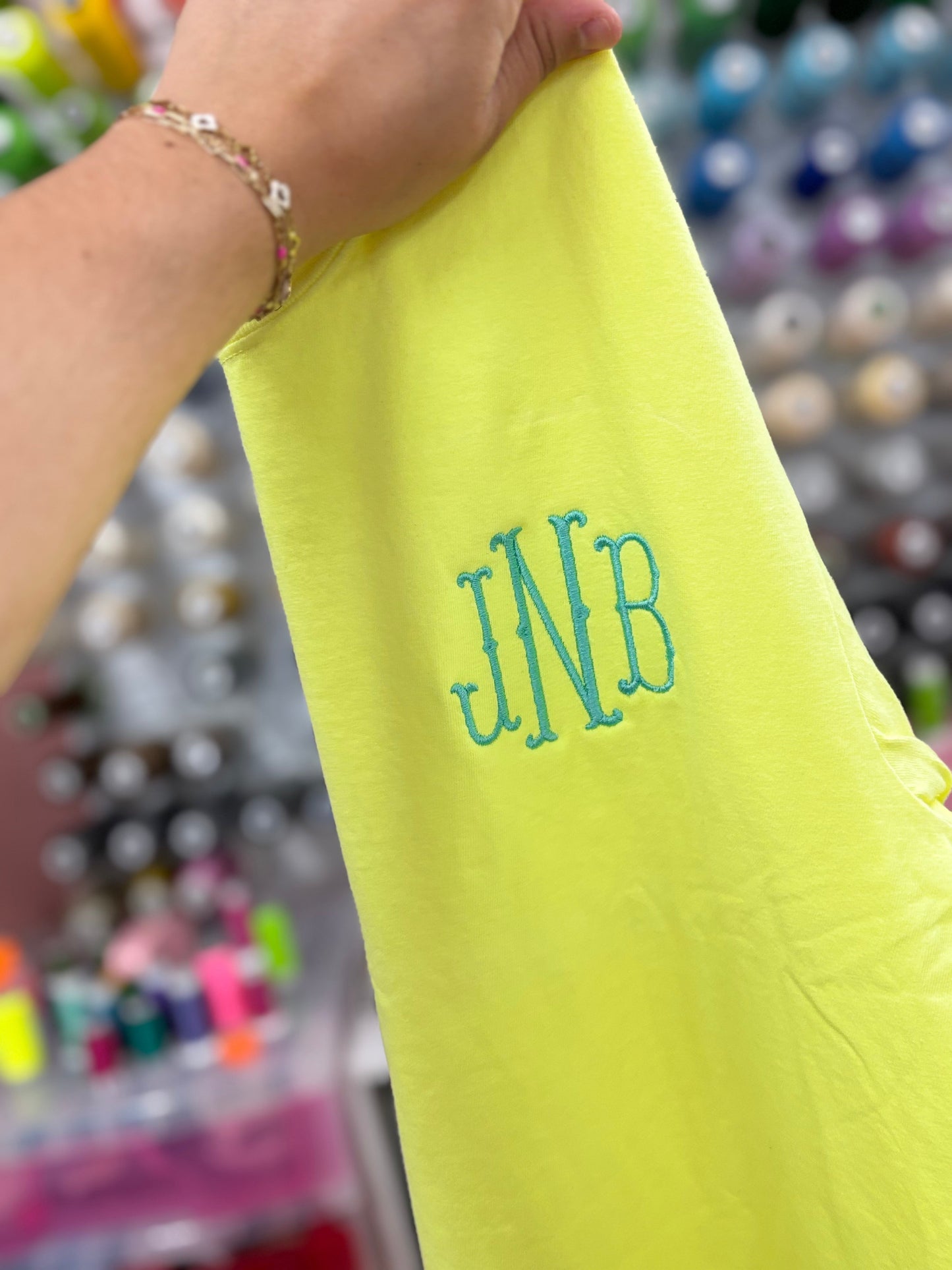 Custom  Comfort Colors Embroidered Tee ✨