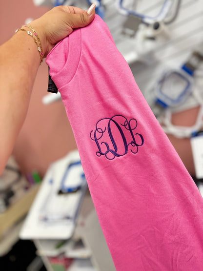 Comfort Colors Monogrammed Tank Top
