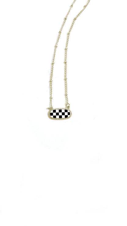 Checkered Necklace