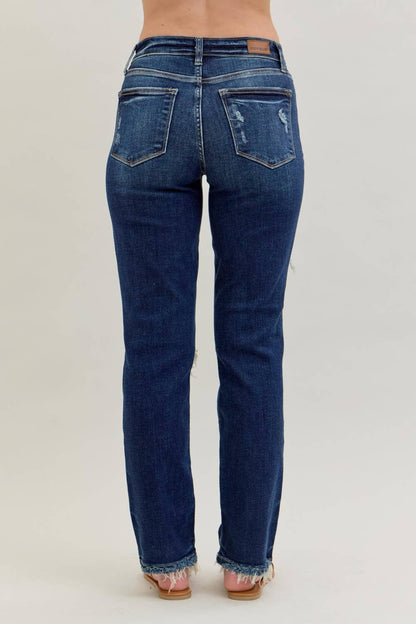 Wreckless Babe Straight Judy Blue Jeans