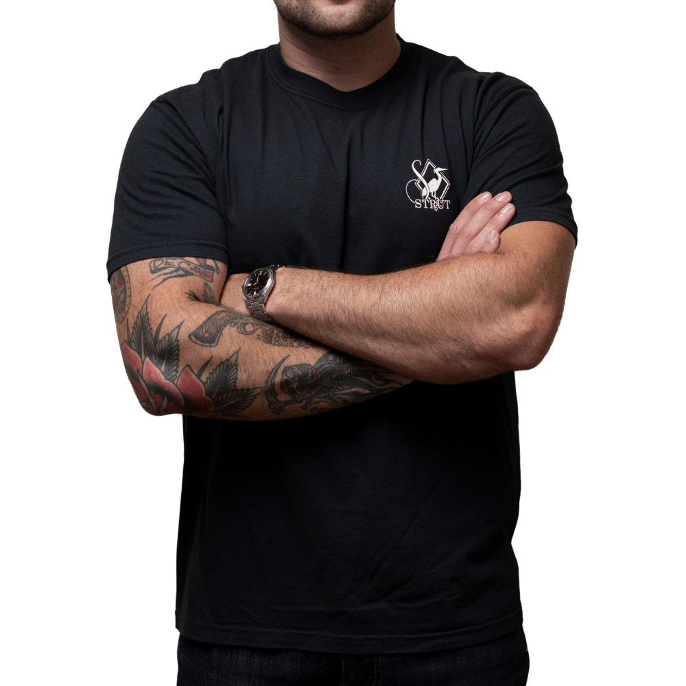 Lab Portrait Black Short-Sleeve T-Shirt: Black