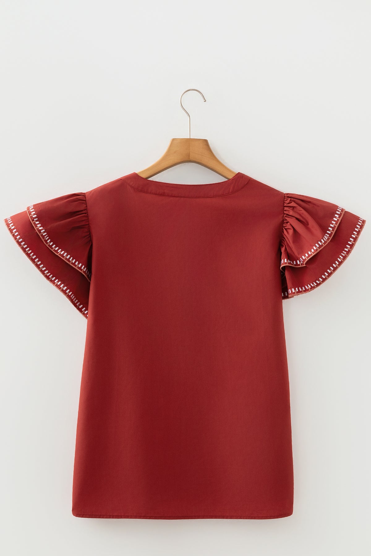 Sweet Southern Charm ruffle sleeve blouse
