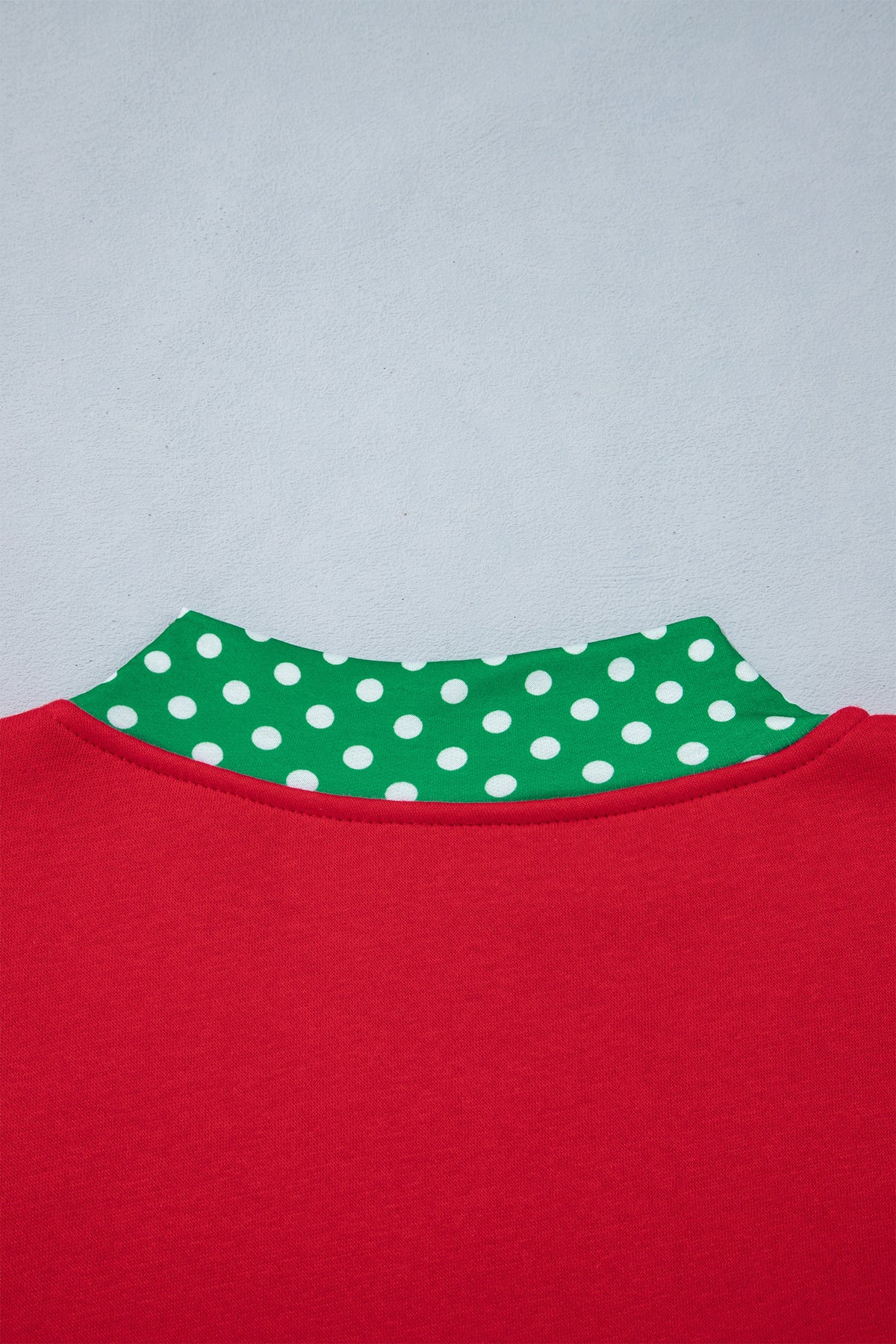 Ho Ho Ho Christmas polka dot oversized pullover