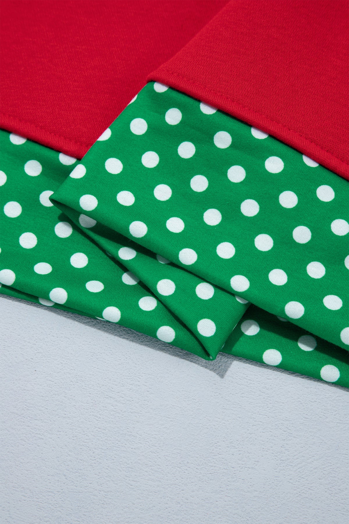 Ho Ho Ho Christmas polka dot oversized pullover