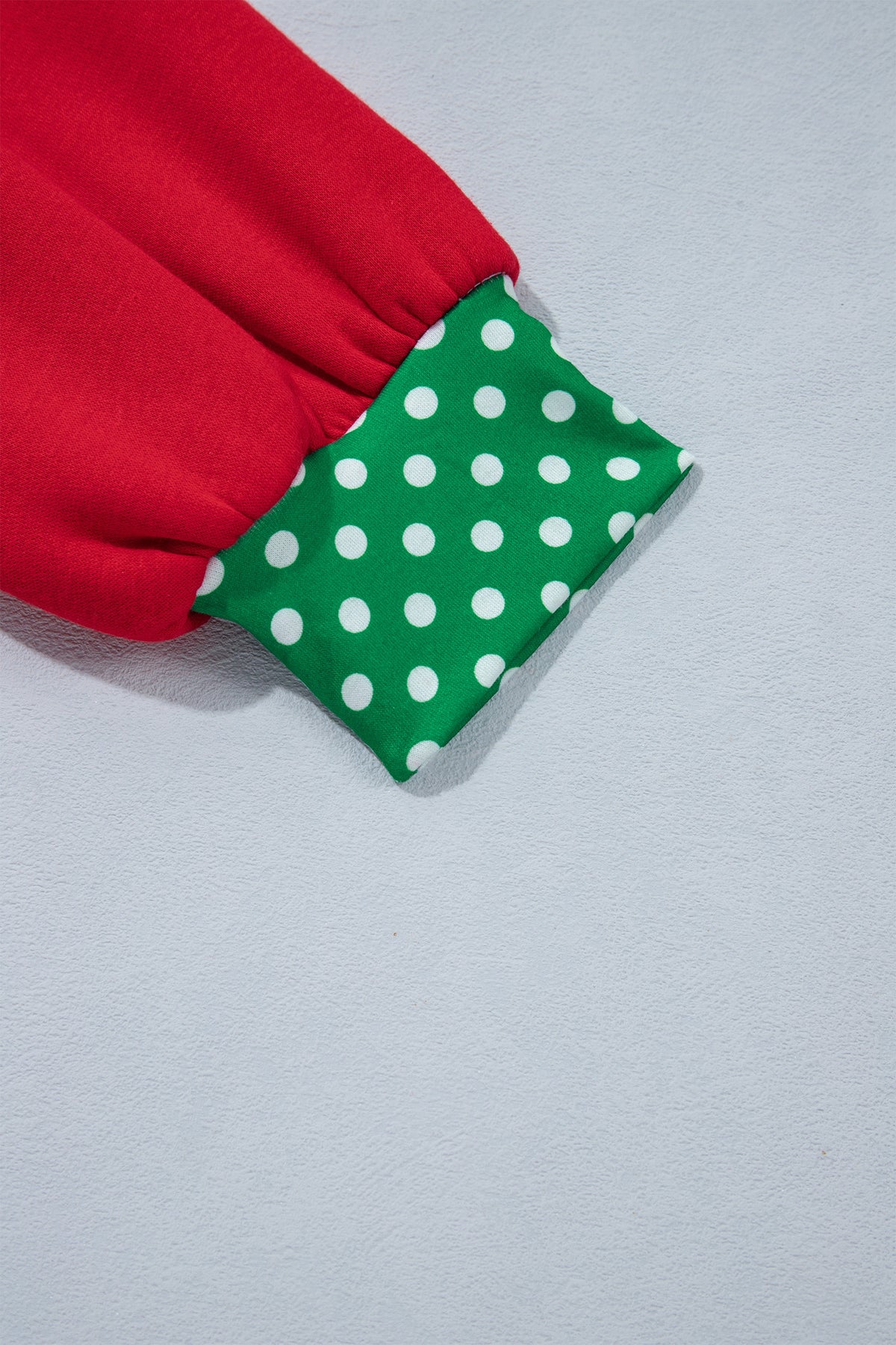 Ho Ho Ho Christmas polka dot oversized pullover