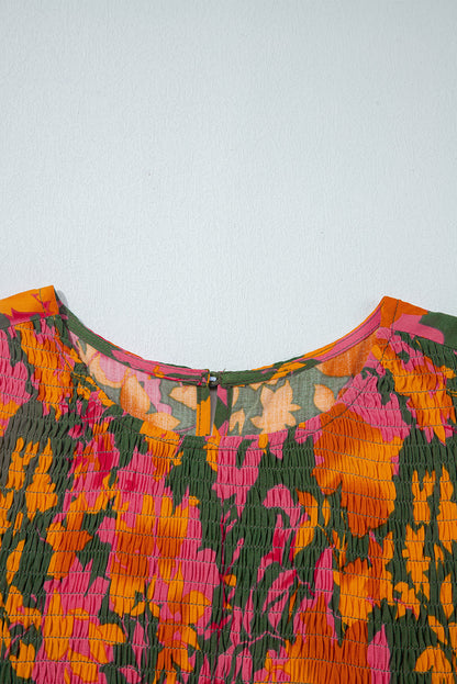 Fall in Bloom floral maxi dress