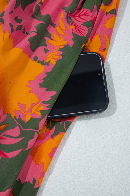 Fall in Bloom floral maxi dress