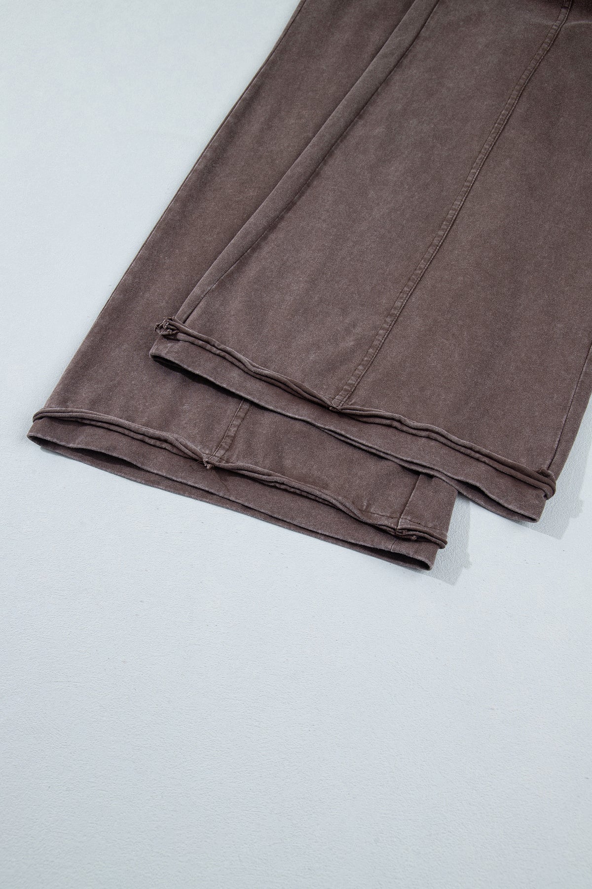 The Easygoing washed wide leg pants