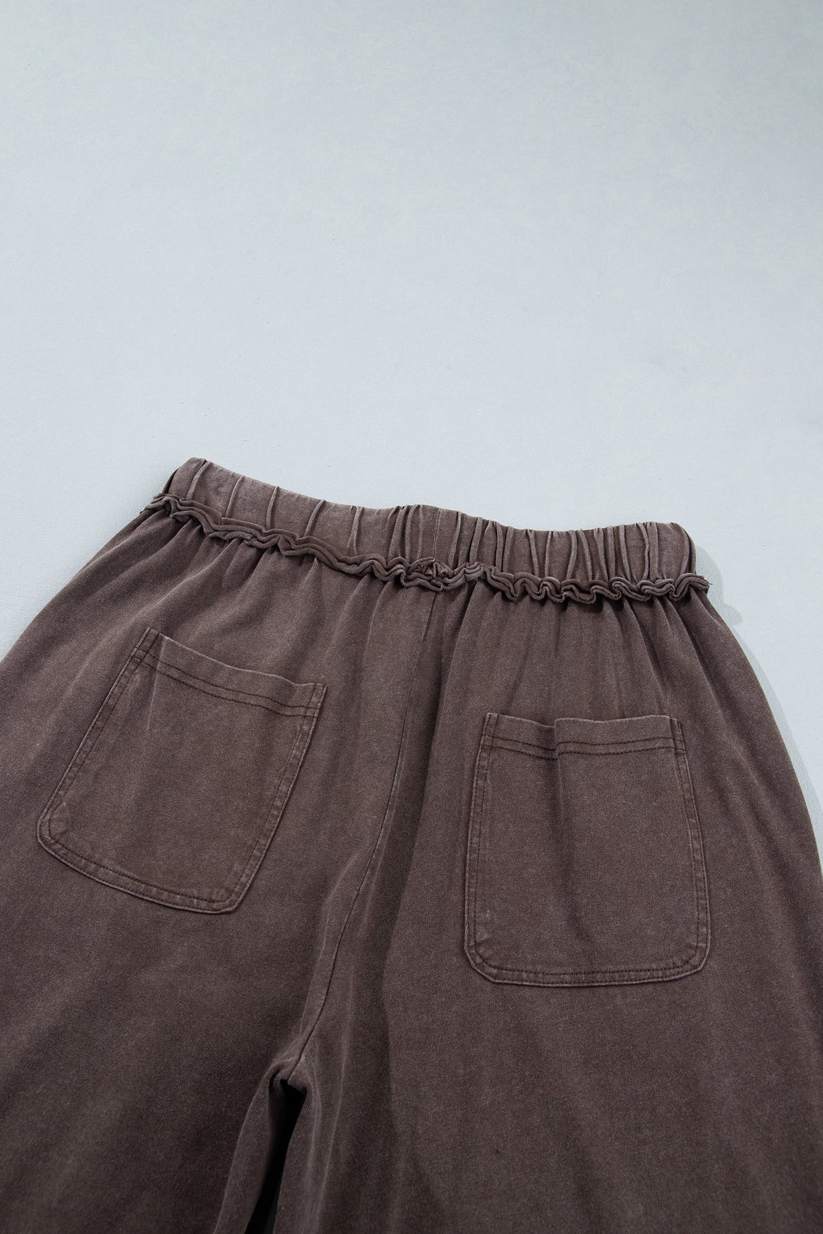 The Easygoing washed wide leg pants