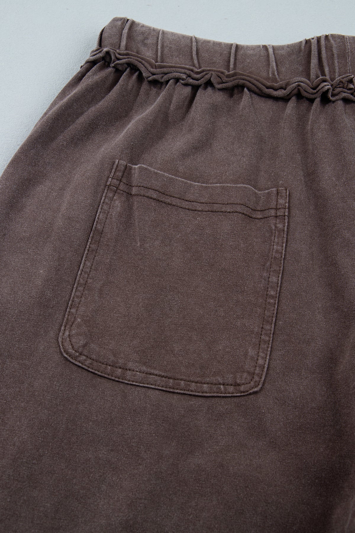The Easygoing washed wide leg pants