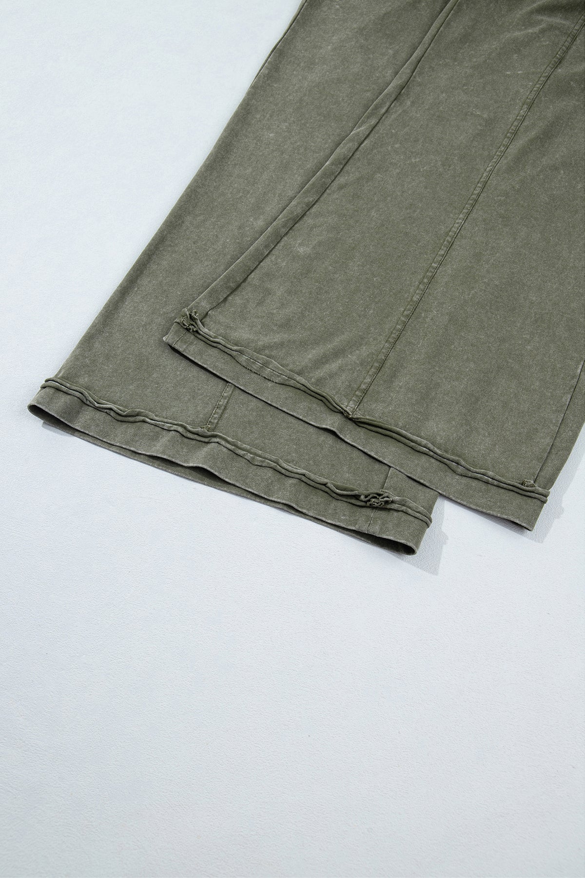 The Easygoing washed wide leg pants
