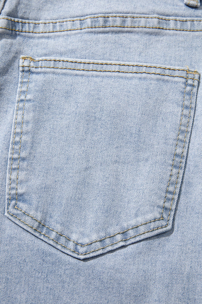 Pretty in Lace wide leg denim jeans