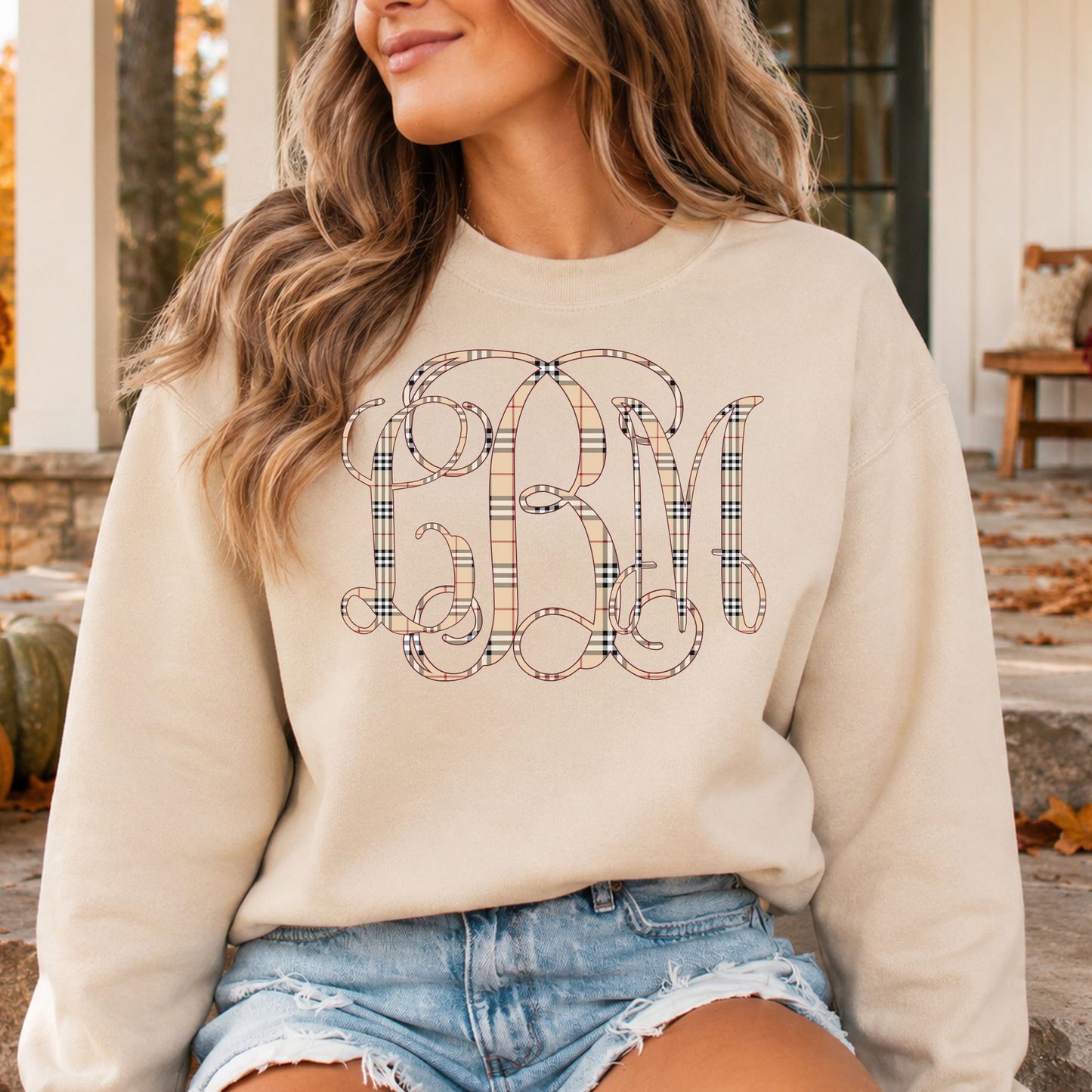 Preppy Plaid Monogram