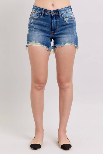 2 Button Dad Shorts w/ Destroy