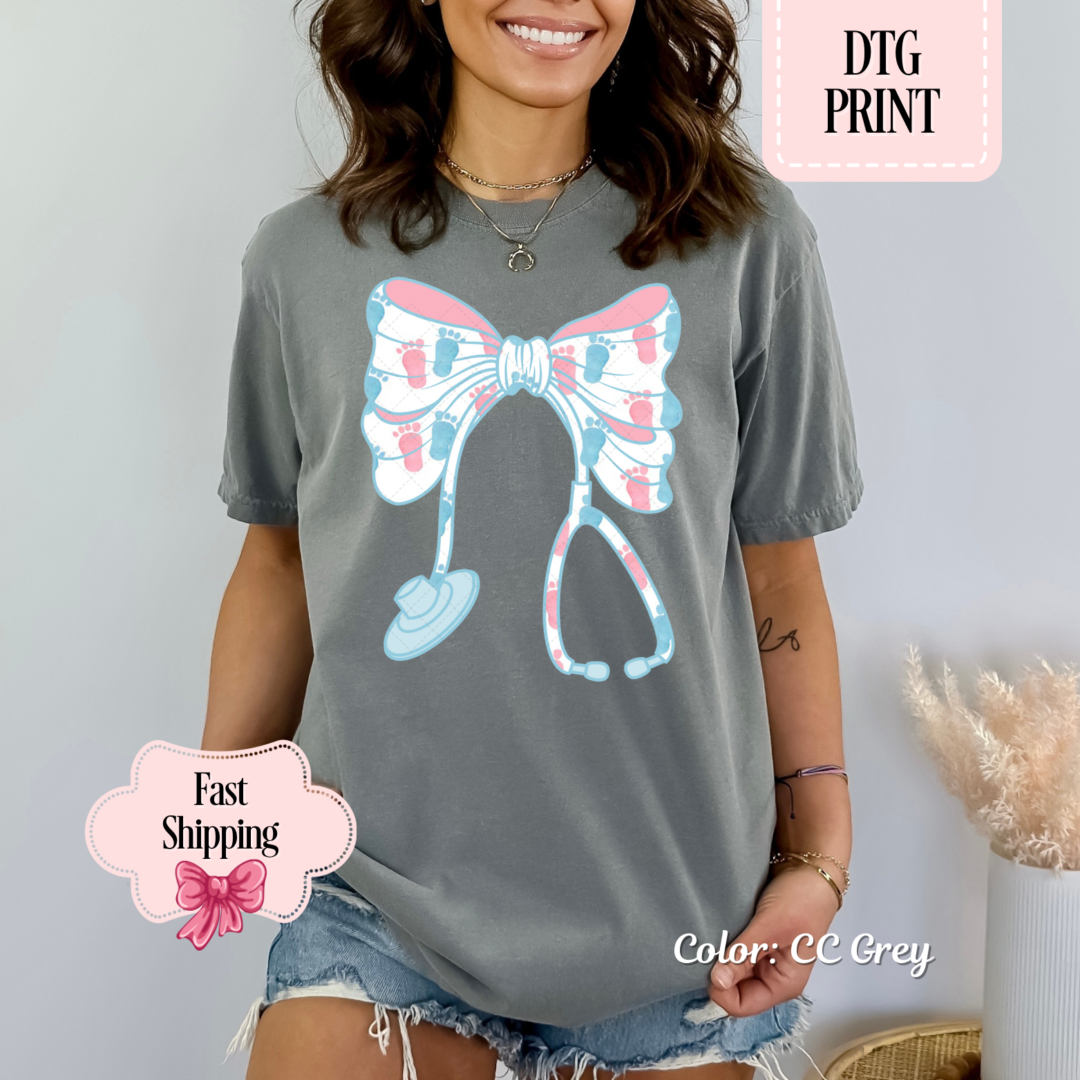 L & D Nurse Bow
