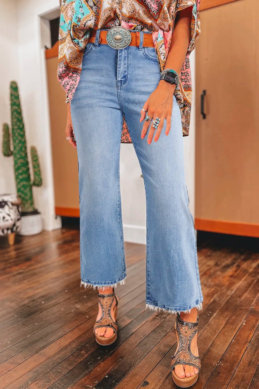 CC - Beau Breeze High-Waist Flare Jeans