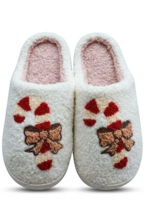 Zenana cozy Christmas plush slippers