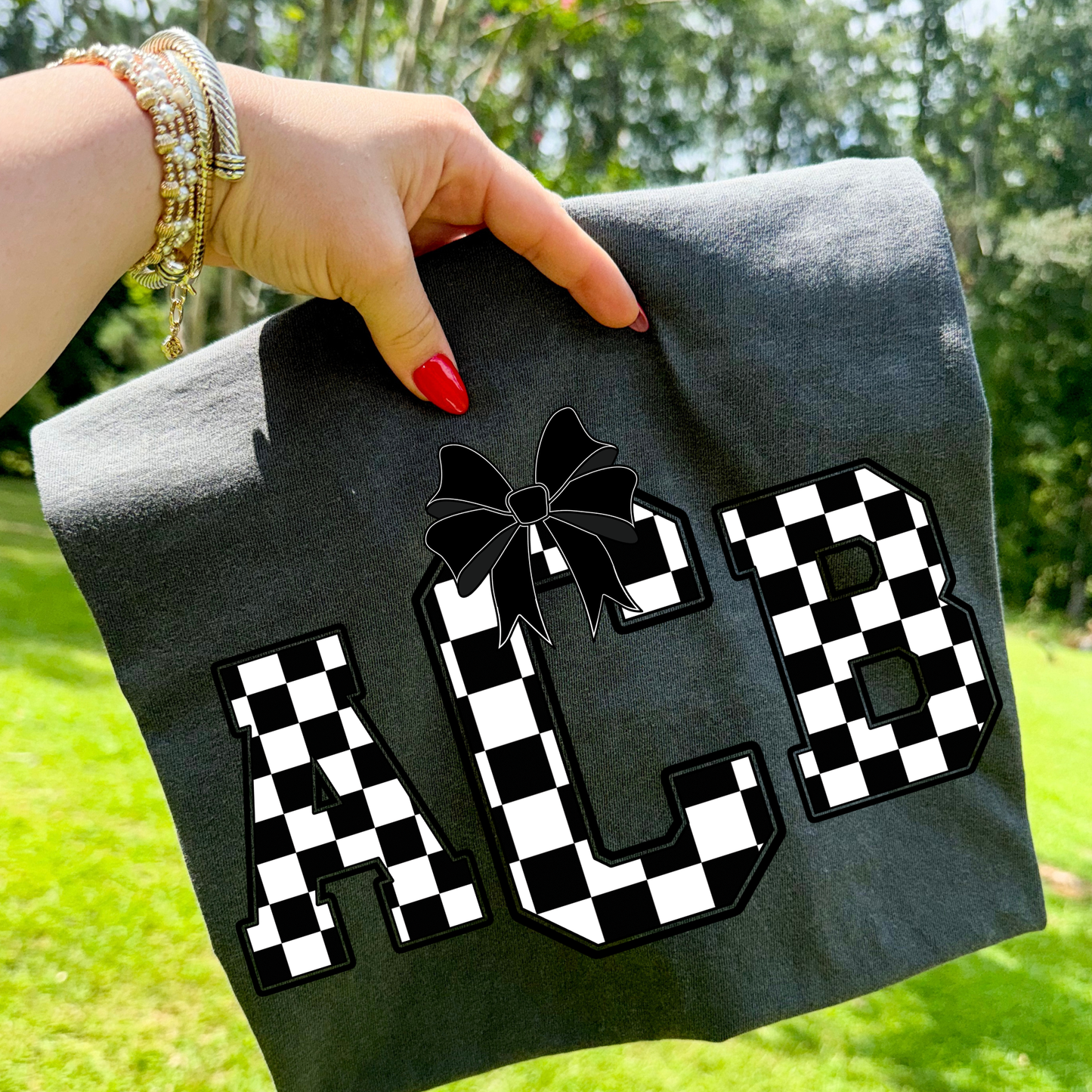 Checkered Monogram