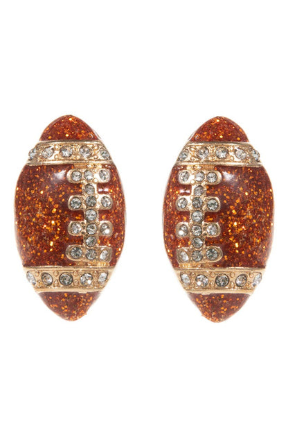 Touchdown Football Earrings