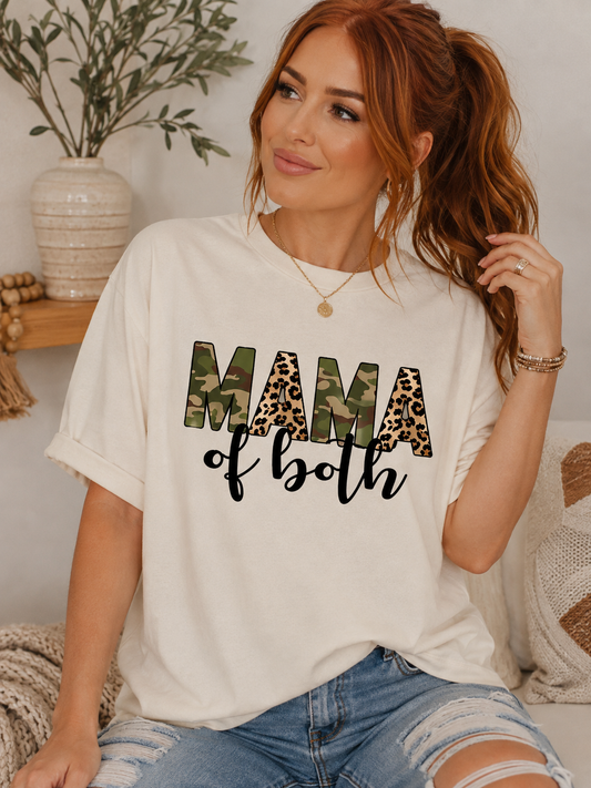 Mama Of Both (Army Camo)