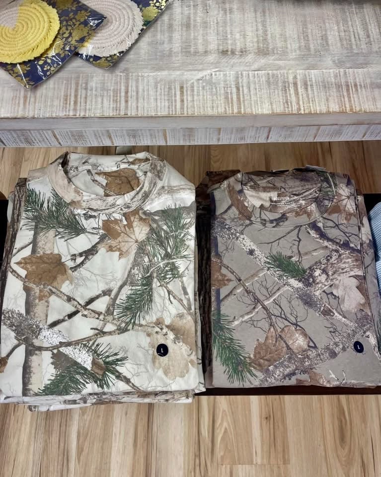 Monogram Hollister Camo Tee