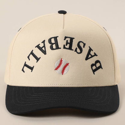 Baseball Upside Down Lettering Trucker Hat