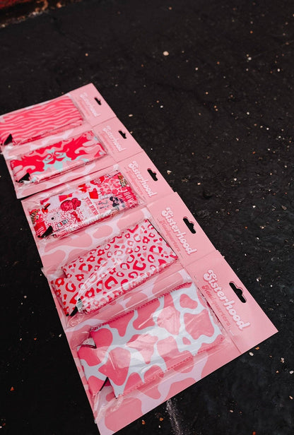 Sassy Leopard Sips Koozie Set