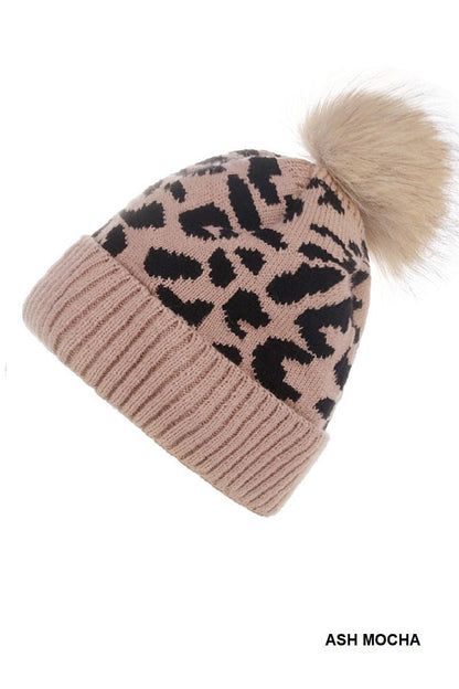 The Wild Side Pom Beanie