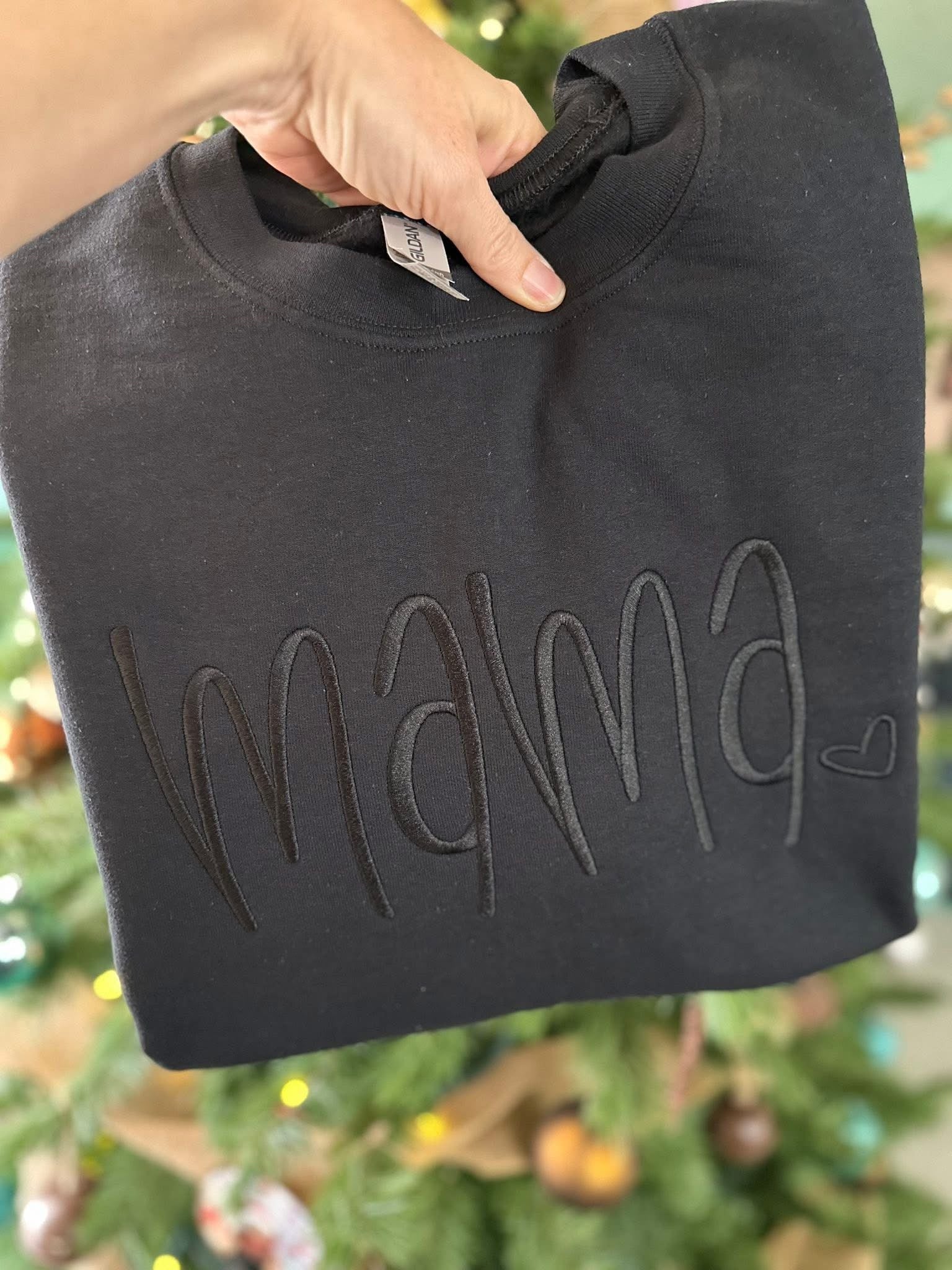 Tone on Tone Mama Embroidery