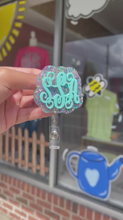 Acrylic Monograms ID Badge