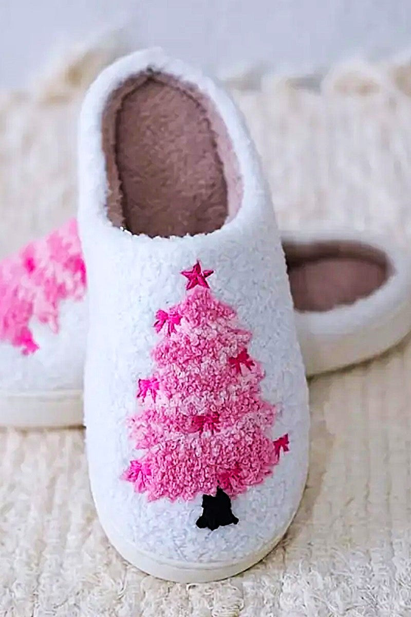 Zenana cozy Christmas plush slippers