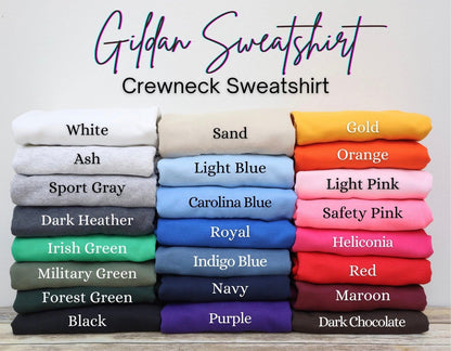 Custom Handlettered Embroidered Sweatshirt