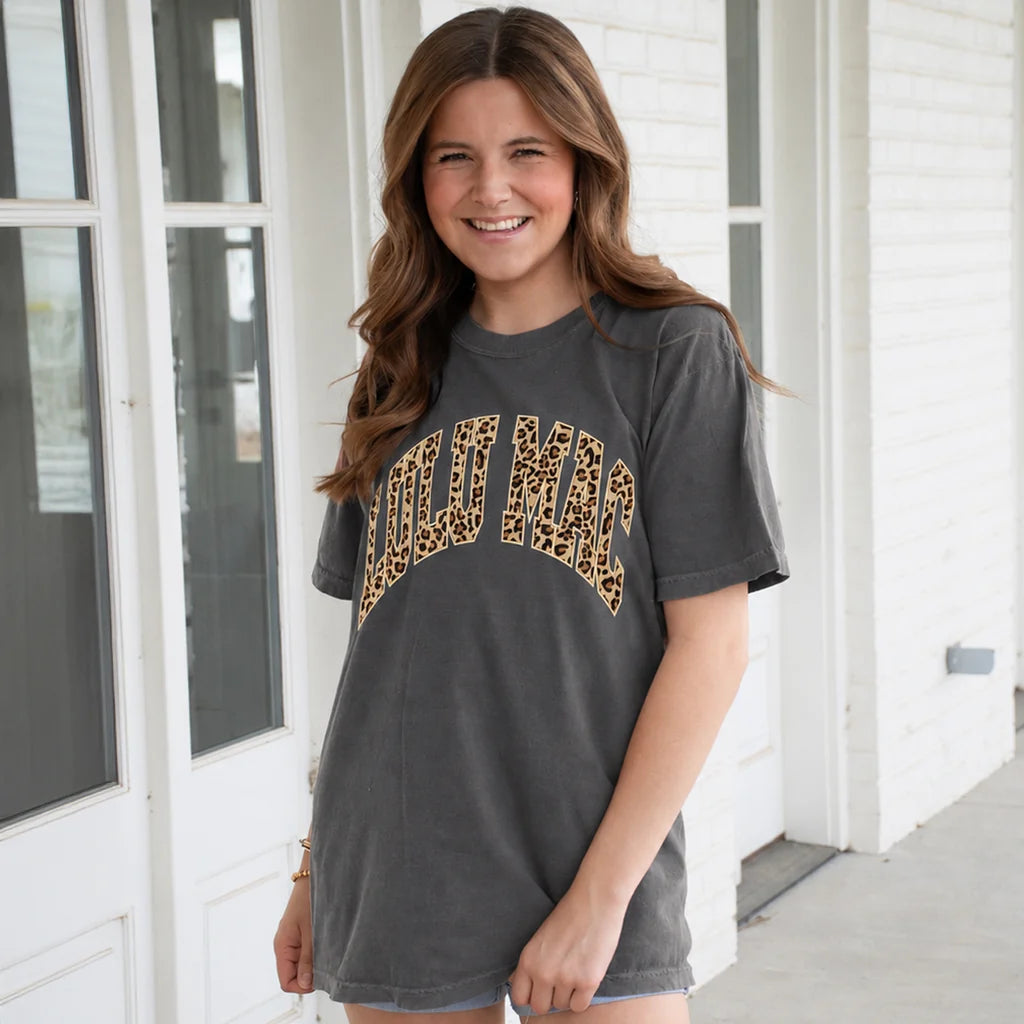 Craft Mac Powder Lulu Mac Leopard Print Pepper Graphic Tee | Classy Crafts Boutique