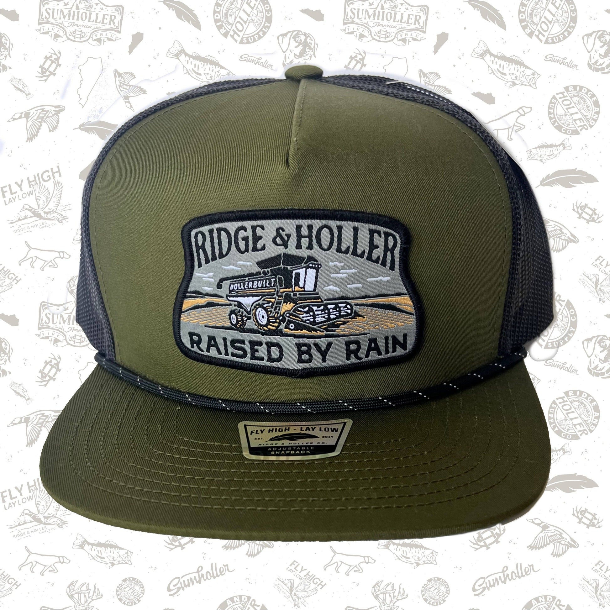 Raised by Rain Olive Hat