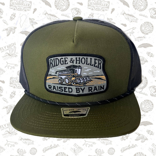 Raised by Rain Olive Hat